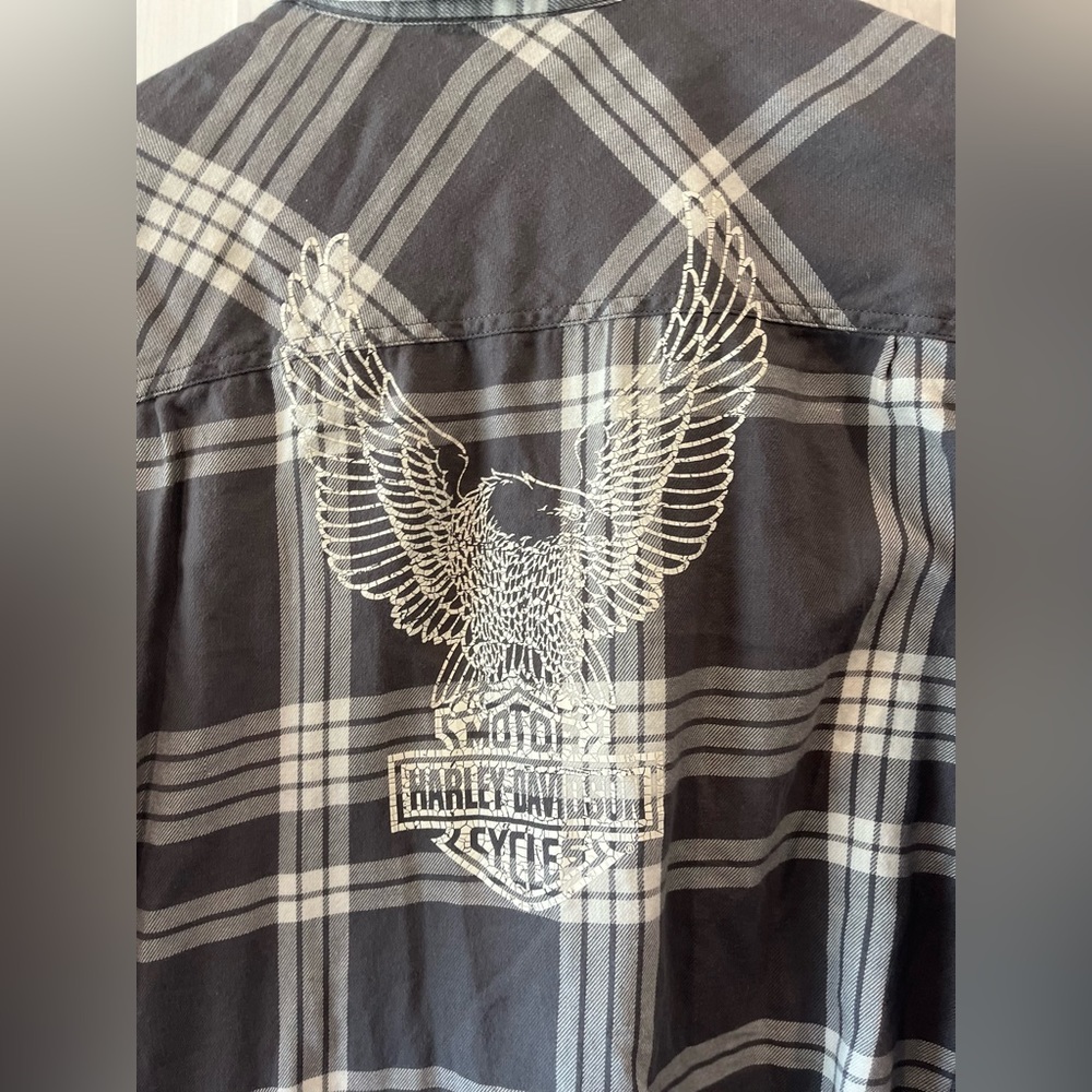 Harley Davidson Button Down - image 7